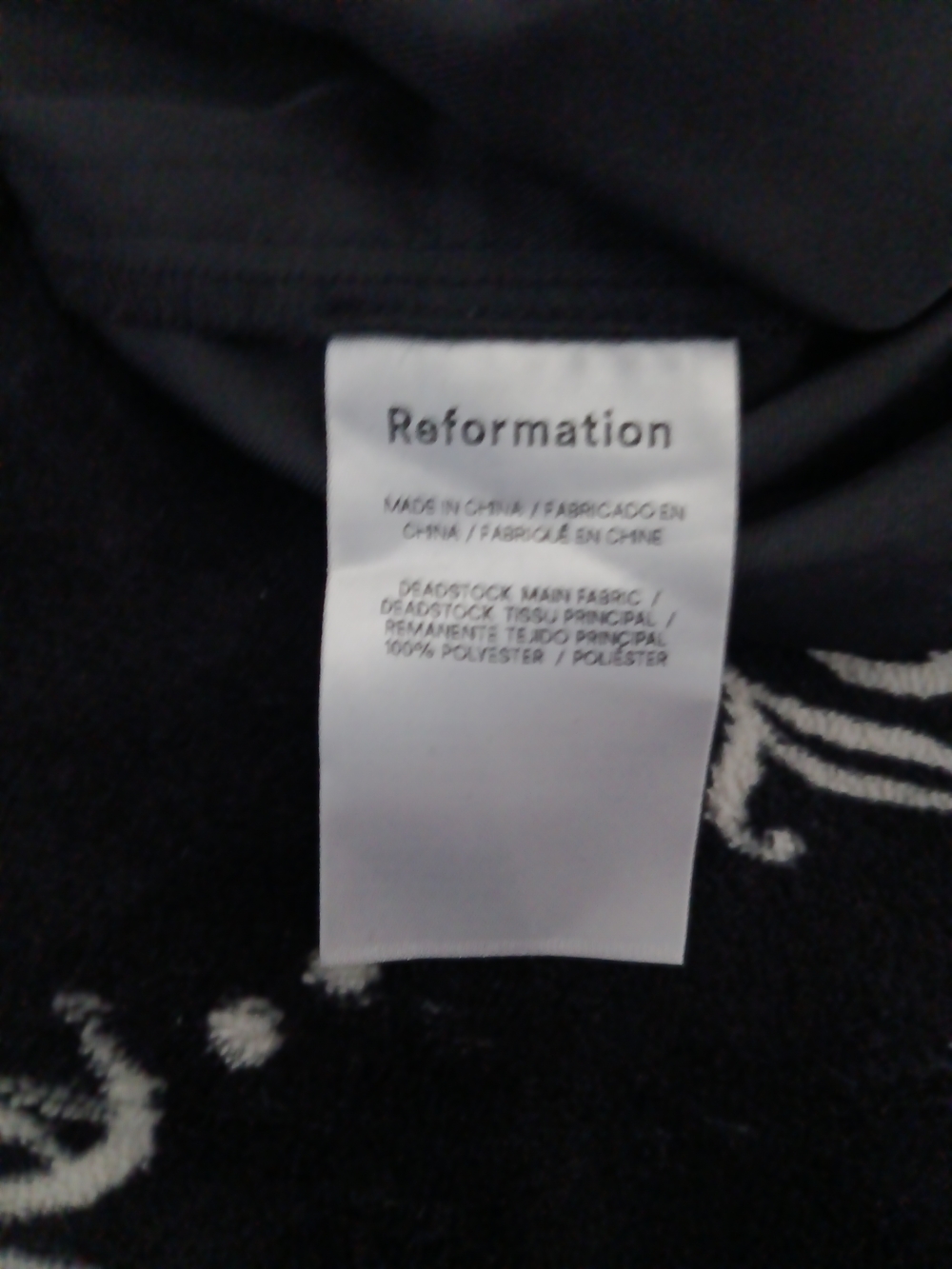 Reformation Ethan Black Wide-Leg Cargo Pants - Picture 6 of 7